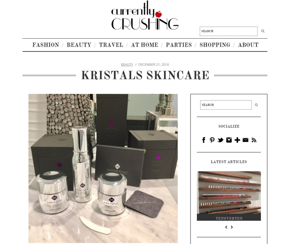 Kristals Cosmetics Featured in Currently Crushing